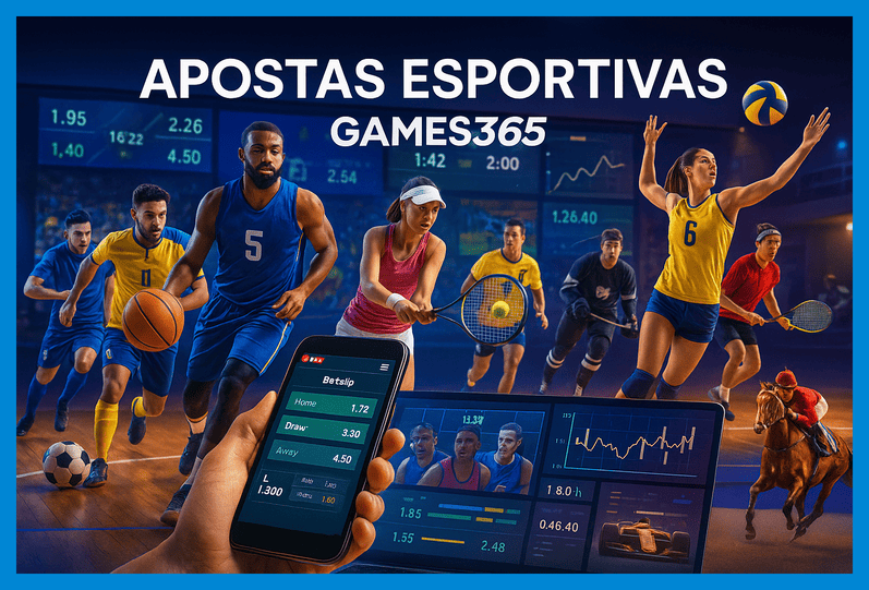 Apostas esportivas no cassino online GAMES365