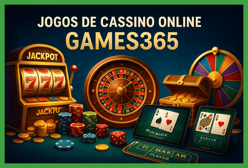Jogos de cassino online inovadores e emocionantes na GAMES365